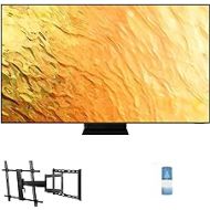 Samsung QN85QN800BFXZA 85 8K QLED Quantum Mini LED HDR Smart TV with a Walts TV Large/Extra Large Full Motion Mount for 43-90 Compatible TVs (2022)