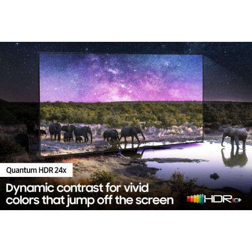 삼성 Samsung QN55QN85BAFXZA 55 4K Neo QLED UHD Smart TV in Titan Black with a Walts TV Large/Extra Large Full Motion Mount for 43-90 Compatible TVs (2022)