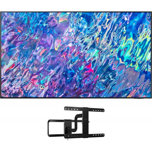 삼성 Samsung QN65QN85BAFXZA 65 4K Neo QLED UHD Smart TV in Titan Black with a Sanus VLF525-B1 Full-Motion Premium Series Mount for 50-82 Flat Screen TVs (2022)