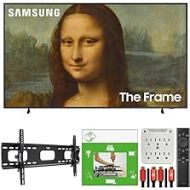 Samsung QN43LS03BA 43 inch The Frame QLED 4K UHD Quantum HDR Smart TV (2022) Bundle with TaskRabbit Installation Services + Deco Gear Wall Mount + HDMI Cables + Surge Adapter
