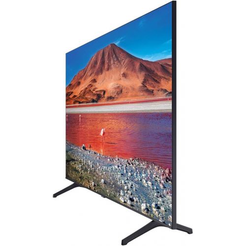 삼성 SAMSUNG UN65TU7000 65 4K Ultra HD Smart LED TV (2020) with Deco Gear Soundbar Bundle