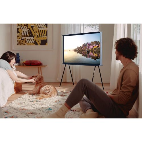 삼성 SAMSUNG 55-inch Class SERIF QLED Serif Series - 4K UHD Quantum HDR 4X Smart TV with Alexa Built-in (QN55LS01TAFXZA, 2020 Model)