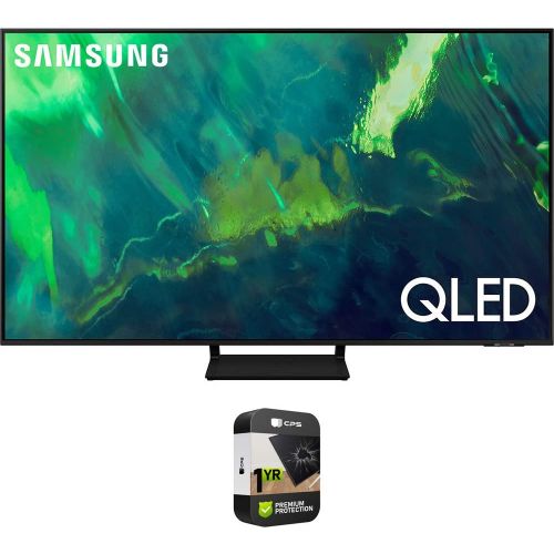 삼성 Samsung QN75Q70AA 75 Inch QLED TV (2021) Bundle with Premium 1 YR CPS Enhanced Protection Pack
