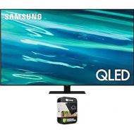 Samsung QN85Q80AA 85 Inch QLED 4K Smart TV (2021) Bundle with Premium 1 YR CPS Enhanced Protection Pack