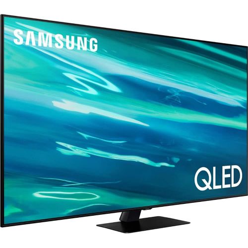 삼성 Samsung QN85Q80AA 85 Inch QLED 4K Smart TV (2021) Bundle with Premium 1 YR CPS Enhanced Protection Pack