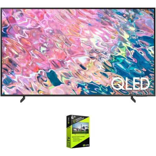삼성 Samsung QN43Q60BAFXZA Q60B 43 inch QLED 4K Quantum Dual LED HDR Smart TV 2022 Bundle with Premium 4 YR CPS Enhanced Protection Pack