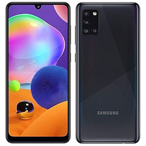 삼성 [아마존베스트]Samsung Galaxy A31-128GB / 4GB - A315G/DSL Unlocked Dual Sim Phone w/Quad Camera 48MP+8MP+5MP+5MP GSM International Version (Prism Crush Black)