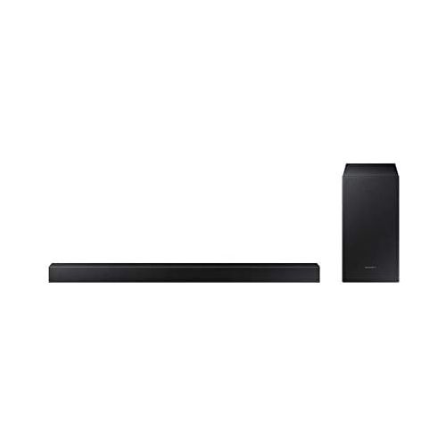 삼성 Samsung HW T450 Soundbar Speaker (2.1 Channels, 300 W, DTS, Dolby Digital, Active Subwoofer, Wired & Wireless)