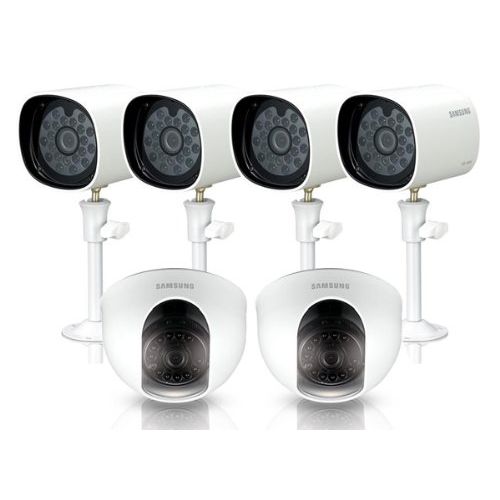 삼성 Samsung SDE-4001 8 CH Security System with 6 Cameras