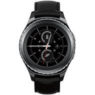 Samsung Gear S2 Classic Smartwatch wRotating Bezel and Leather Strap - Black