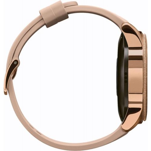 삼성 Samsung Galaxy Watch (42mm) Smartwatch (Bluetooth) AndroidiOS Compatible -SM-R810  Intenational Version -No Warranty … (Rose Gold)