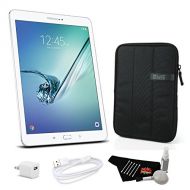 Samsung Galaxy Tab S2 9.7 Inch, Wi-Fi 32GB Tablet (White, SM-T813NZWEXAR) Bundle with Tablet Sleeve