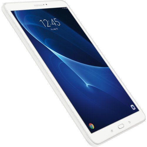 삼성 Samsung Galaxy Tab A T580 10.1 Inch, 16GB Tablet Wi-Fi Only (White, SM-T580NZWAXAR) Bundle with 1 Year Extended Warranty