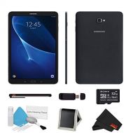 Samsung 10.1 Galaxy Tab A T580 16GB Tablet (Wi-Fi Only, Black) Accessory Kit w 32GB MicroSD Card
