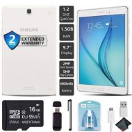 Samsung 16GB Galaxy Tab A 9.7 Wi-Fi Tablet (White) (SM-T550NZWAXAR) + 16GB Micro SD Class 10 Memory Card + 2 Year Extended Warranty (Total of 3 Year Coverage) - International Versi