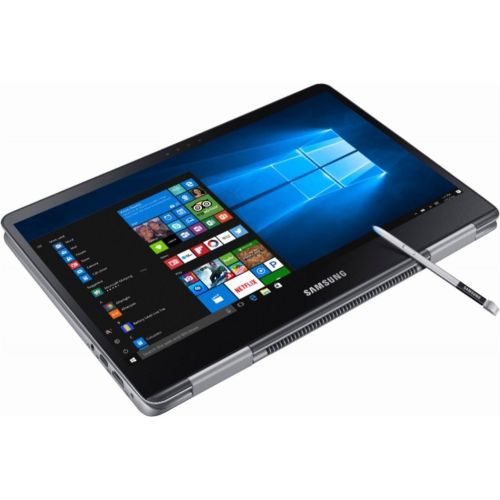 삼성 2018 Premium Samsung Notebook 9 Pro Business 13.3 Full HD 2-in-1 Touchscreen LaptopTablet - Intel Quad-Core i7-8550U 8GB RAM Backlit Keyboard SoundAlive 802.11ac Win 10 Built in S