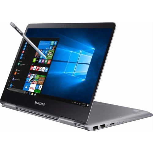 삼성 2019 Samsung Notebook 9 Pro Premium Business 13.3 FHD 2-in-1 Touchscreen LaptopTablet - Intel Quad-Core i7-8550U 8GB RAM Backlit Keyboard SoundAlive WLAN Win 10 Built in S PEN- Up