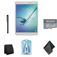 Samsung Galaxy Tablet - 32GB 8 Inch Galaxy Tab S2 Wi-Fi Tablet (2016, Gold) - Bundle with 128GB MicroSD Memory Card + More