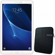 6Ave Samsung 10.1 Galaxy Tab A T580 16GB Tablet (White) SM-T580NZWAXAR + 10.1 Padded Case for Tablet Bundle