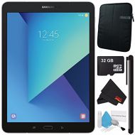 Samsung 32GB Galaxy Tab S3 9.7 Wi-Fi Tablet (Silver) SM-T820NZSAXAR + Universal Stylus for Tablets + Tablet Neoprene Sleeve 10.1 Case (Black) + 32GB Class 10 Micro SD Memory Card B
