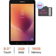 Samsung Galaxy Tab A 8.0’’ Touchscreen (1280 x 800) Wi-Fi Tablet, Quad-Core 1.4GHz Processor, 2GB RAM, 16GB Memory, Dual Cameras, Bluetooth 4.2, Bonus 16GB MicroSD Card, Android 7.