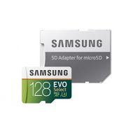 Samsung 128GB 100MBs (U3) MicroSD EVO Select Memory Card with Adapter (MB-ME128GAAM)