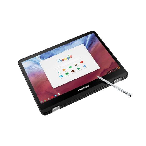 삼성 2019 Newest Flagship Samsung 12.3 (2400 x 1600) 2-in-1 Touchscreen Chromebook Pro, Intel Dual-Core m3-6Y30 Up to 2.2GHz 4GB RAM 32GB eMMC 802.11ac Stylus Pen Chrome OS-Up to 256G S