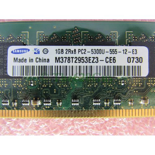 삼성 Samsung M378T2953EZ3-CE6 4GB 4 x 1GB PC2-5300U DDR2 667 EZ3 Desktop Memory Kit