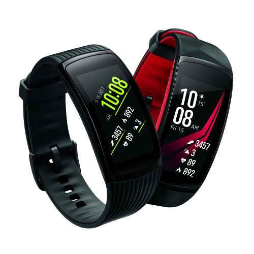 삼성 Samsung Gear Fit2 Pro Smartwatch Fitness Band (Large), Liquid Black, SM-R365NZKAXAR  US Version with Warranty