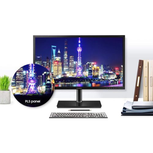  Samsung Business Samsung SH650 Series 27 inch FHD 1920x1080 Desktop Monitor for Business, HDMI, DisplayPort, USB Hub, VESA mountable, 3-Year Warranty (S27H650FDN)