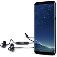 Samsung Electronics Samsung Galaxy S8 Unlocked 64GB - Midnight Black [US Version] with AKG N200 Wireless Bluetooth Earbuds - Black (US Version)