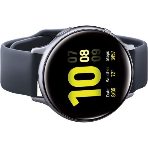 삼성 [아마존핫딜][아마존 핫딜] Samsung Galaxy Watch Active2 W/ Enhanced Sleep Tracking Analysis, Auto Workout Tracking, and Pace Coaching (44mm), Aqua Black - US Version with Warranty