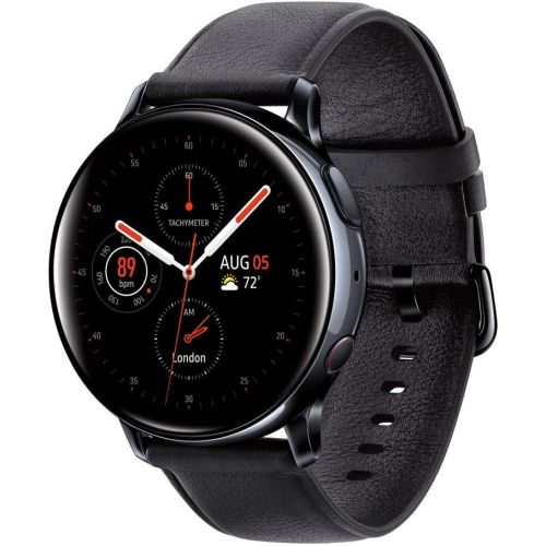 삼성 [아마존핫딜][아마존 핫딜] Samsung Galaxy Watch Active2 W/ Enhanced Sleep Tracking Analysis, Auto Workout Tracking, and Pace Coaching (44mm), Aqua Black - US Version with Warranty