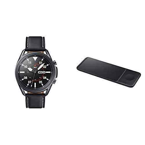  Samsung Electronics Samsung Galaxy Watch 3 (45mm, GPS, Bluetooth) Smart Watch + Wireless Charger Trio