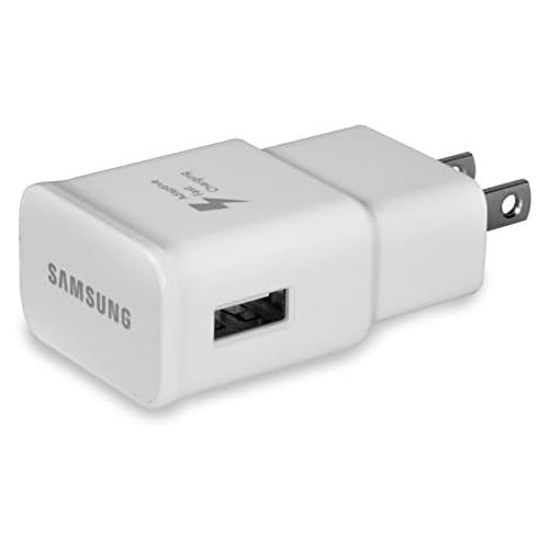 삼성 Samsung Electronics 3 Pack Original Samsung Fast Charging Adapter Travel Charger + (2) 5 Foot Micro USB Data Cables - White