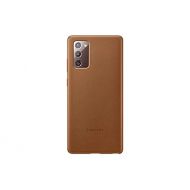 Samsung Electronics Samsung Official Galaxy Note 20 Series Leather Back Cover (Brown, Note 20)