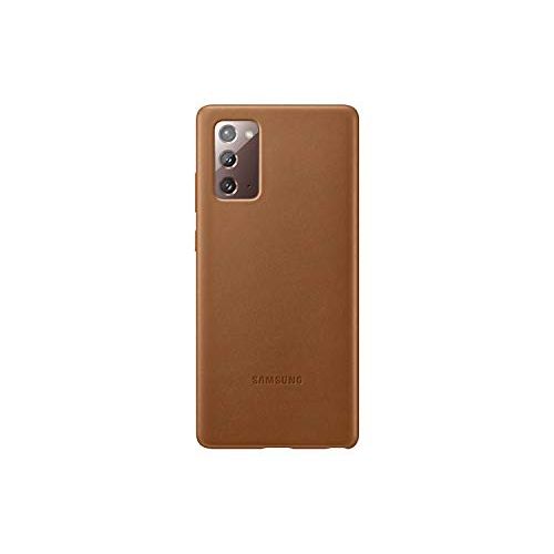 삼성 Samsung Electronics Samsung Official Galaxy Note 20 Series Leather Back Cover (Brown, Note 20)