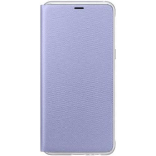 삼성 Samsung Electronics Samsung Neon Flip Case with Illuminated Edge Notifications for Galaxy A8 (2018), Orchid Grey