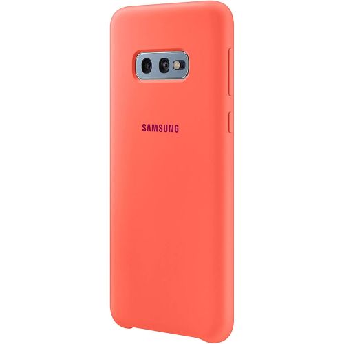 삼성 Samsung Electronics Samsung Official Original Non Slip, Soft Touch Silicone Silicone Case for Galaxy S10e / S10 / S10+ (Plus) (Berry Pink, Galaxy S10e)