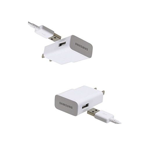 삼성 Samsung Electronics Samsung Travel Charger for Galaxy S3/S4/Note 2 & Other Smartphones, 2 Pack Non Retail Packaging White