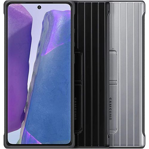 삼성 Samsung Electronics Samsung Official Galaxy Note 20 Series Protective Rugged Standing Cover (Black, Note 20)