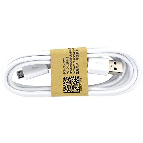 삼성 Samsung Electronics Samsung 3.3 Ft. Cable Micro USB Data Cable for Galaxy S3/S4/Note 2 & Other Smartphones - Non-Retail Packaging - White