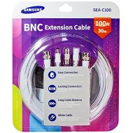 Samsung Electronics Samsung SEA-C100 Genuine 1080p BNC Power Cable 100ft w/Coupler Compatible with SDH-C75100, SDH-C74040, SDH-B73040, SDH-B73045, SDH-C85100, SDH-C84080, SDH-B84040