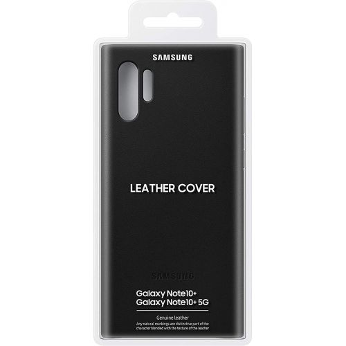 삼성 Samsung Electronics SAMSUNG Original Galaxy Note 10+ Leather Cover Case - Black