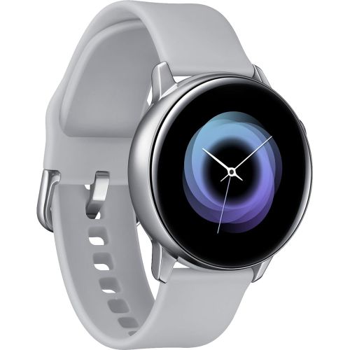 삼성 Samsung Electronics Samsung Galaxy Watch Active (40mm, GPS, Bluetooth, WiFi), - US Version with Warranty, Silver/Grey, 2.3