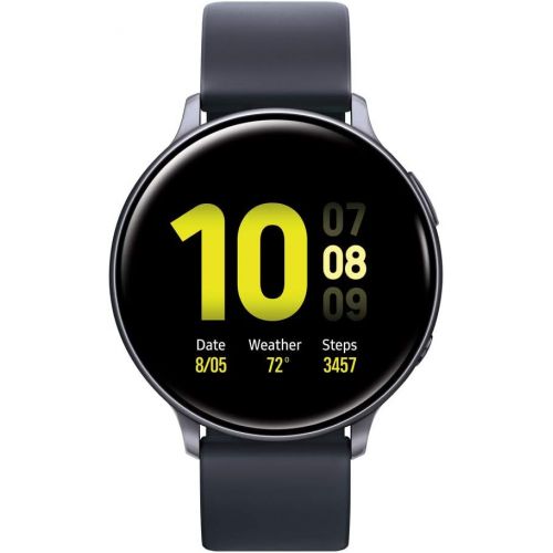 삼성 Samsung Electronics SAMSUNG Galaxy Watch Active 2 Smart Watch 44mm US Version GPS Bluetooth Advanced Health Monitoring Fitness Tracking Long-Lasting Battery, Aqua Black