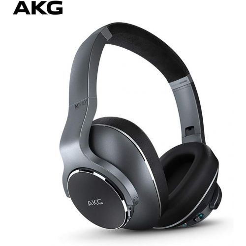 삼성 AKG N700NC Over-Ear Foldable Wireless Headphones, Active Noise Cancelling Headphones - Silver (US Version)