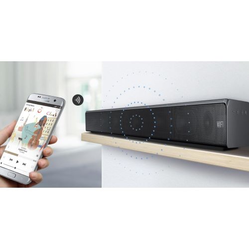 삼성 Samsung Electronics Sound+ Premium Soundbar (HW-MS650ZA), Works with Alexa