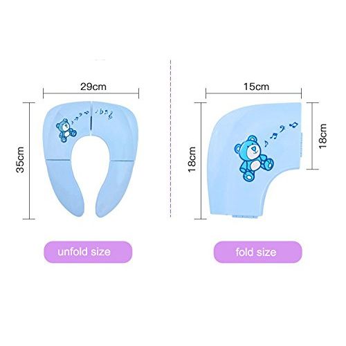  Samy Best 1pc Baby Travel Folding Potty Seat Toddler Portable Toilet Training seat Children Urinal Cushion Children Pot Chair pad/mat