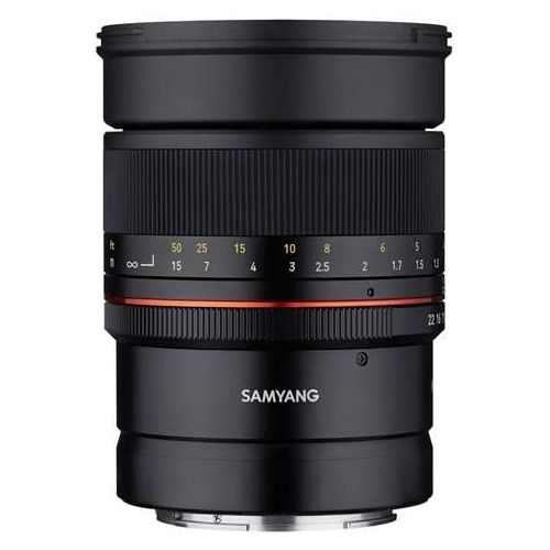  Samyang 85mm F1.4 Weather Sealed High Speed Telepoto Lens for Nikon Z Mirrorless Cameras